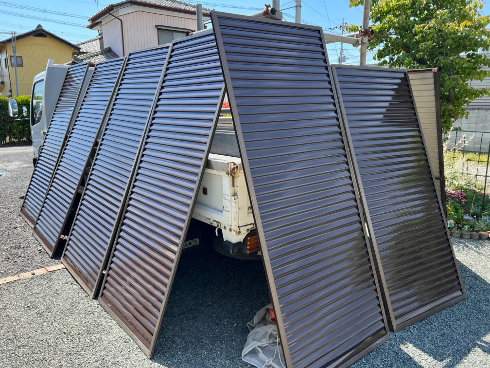 【みどり市】雨戸塗装しました!